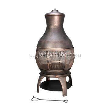 Suhu Luhur Lukisan Steel outdoor Firepit